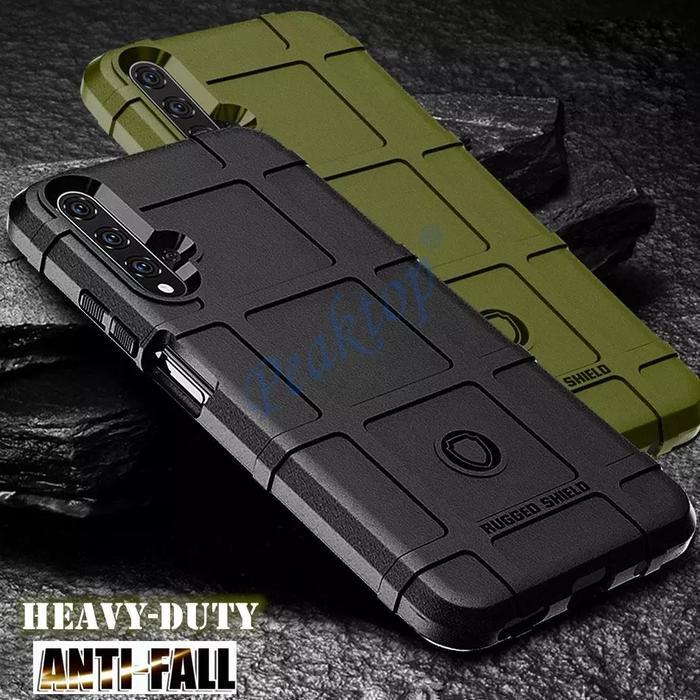 [HANYA CASING !] Phone Case Compatible With Case Huawei Nova 5T Honor 20 Case Rugged Shield Armor So