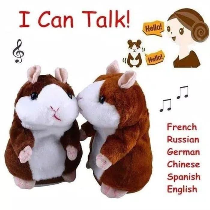 HAMSTER Talking BISA BICARA SWEET BONEKA HUMSTER BONEKA BICARA BONEKA Grosir