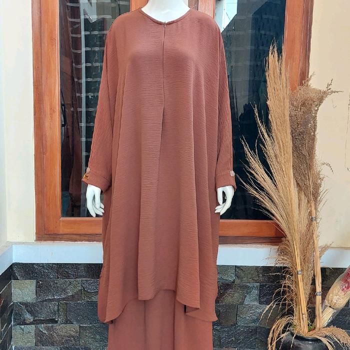 Setelan Lesti Muslim Baju Gamis