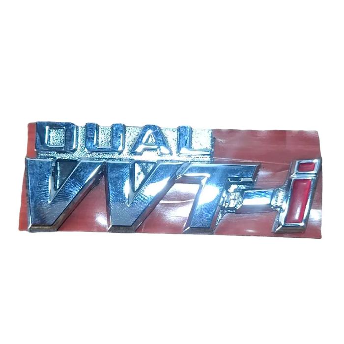 LOGO / EMBLEM TULISAN DUAL VVT-i BAGASI TOYOTA AVANZA DAN INOVA ORIGINAL