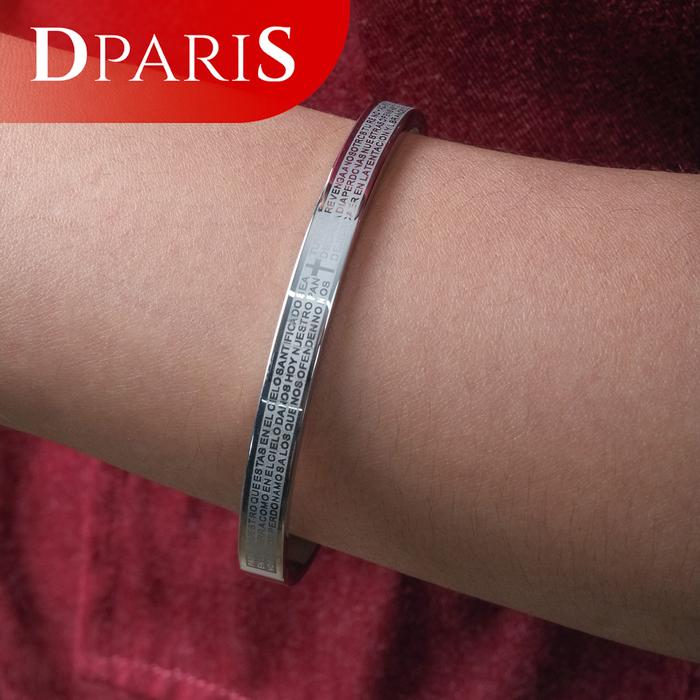 DPARIS Gelang Tangan Kaku Silver TKK700