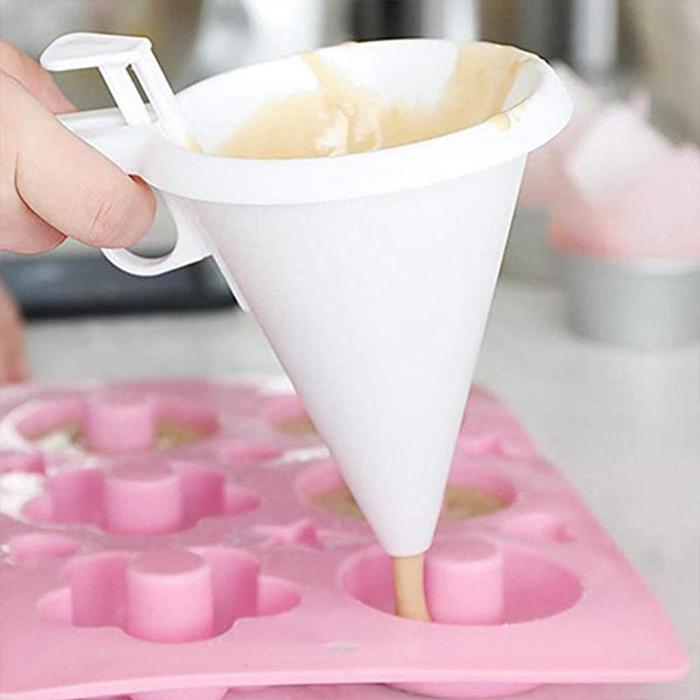 Corong Dispenser Adonan Kue / Coklat / Krim Model Genggam Adjustable - Dispenser Corong Adonan Kue -