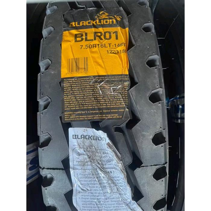 Ban radial BLACKLION BRL01 750 16 14pr 750 R16 14pr 7.50 16 14pr 7.50 R16 14pr 750/16 14pr 7.50/R16