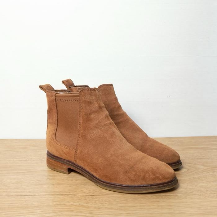 Clarks Chelsea Boots Suede
