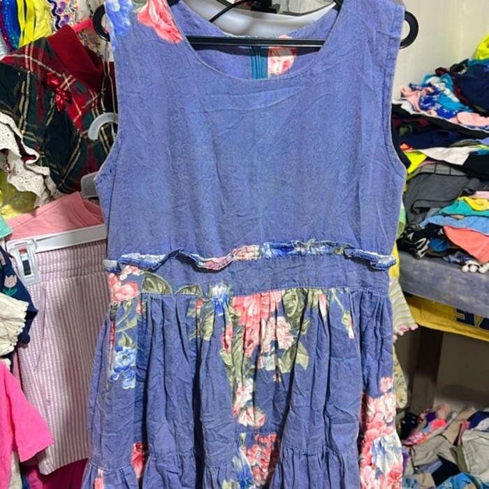 Baju dress anak PL import Pilihan terbaik Gaun Casual Katun