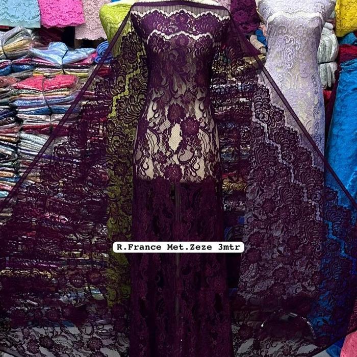 Bahan kain Kebaya Semi Francis Fatmawati saintL metalic / Panel
