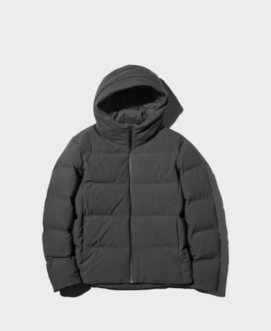 Seamless Down Parka unikloh - Black