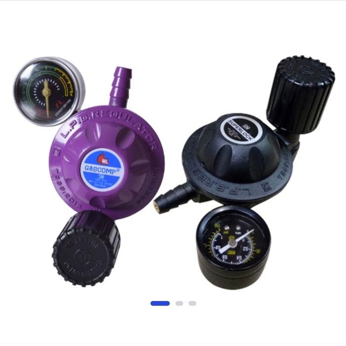 Gascomp Kepala Regulator Gas Meter Superlock GRS01~GRS02