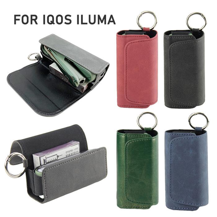 New 5 Colors Double Book Flip Leather Case for IQOS Iluma Cover Bag