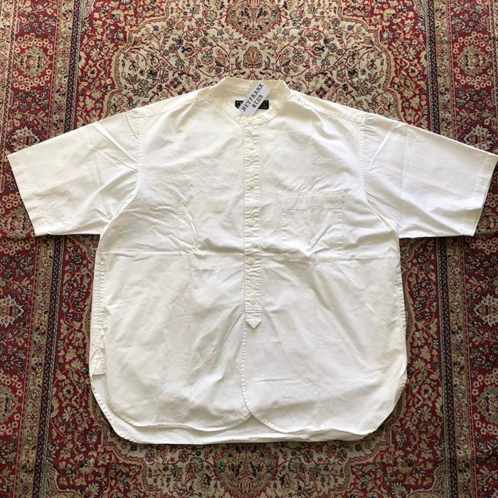 Kemeja Vulcain oversized oxford shirt mandarin collar shirt HH036