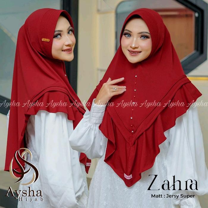 HIJAB AYSHA ZAHRA//HIJAB INSTAN DEWASA//HIJAB INSTAN