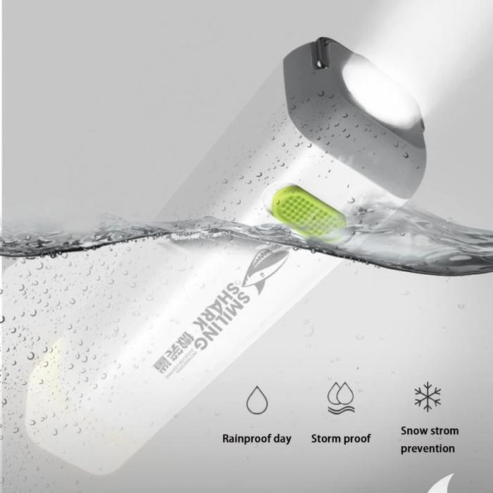 SMILING SHARK Outdoor Mini Portable LED Flashlight High Brightness
