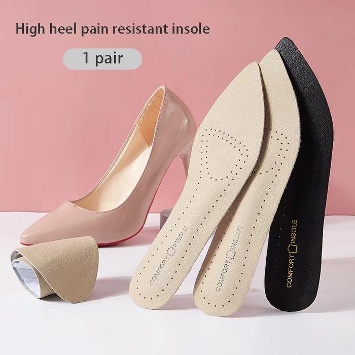 1 Pair Women Sandal Insoles Comfortable Soft Bottom Pain Relief High-heeled Leather Shoes Pads Sweat