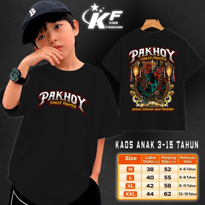 Kaos Anak Ayam Petarung Thailand Pama Pakhoy Bangkok Jago - Baju Ayam Aduan Single Fighter Menang Ke