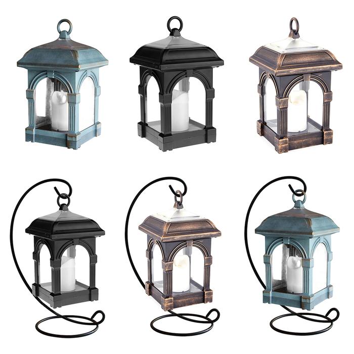 Waterproof Solar Lamp Outdoor Solar Powered LED Light Hanging Lamp