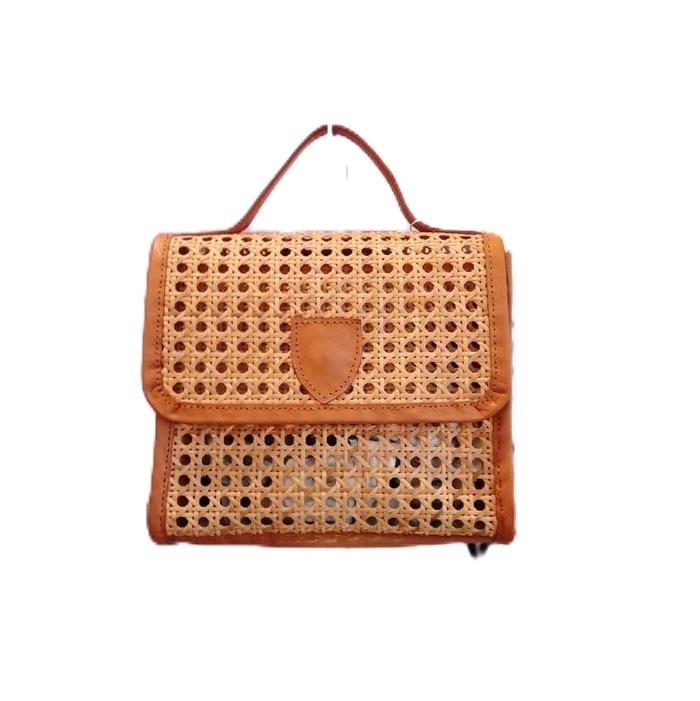 CHAPELLETE/TAS KULIT ROTAN/TAS KULIT TIKAR/HANDBAG TIKAR OVAL*