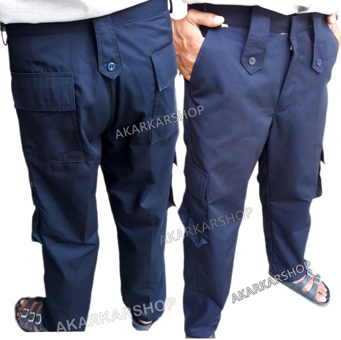 Celana PDL Biru Dongker / Celana PDL Damkar / Celana PDL Satpam Security