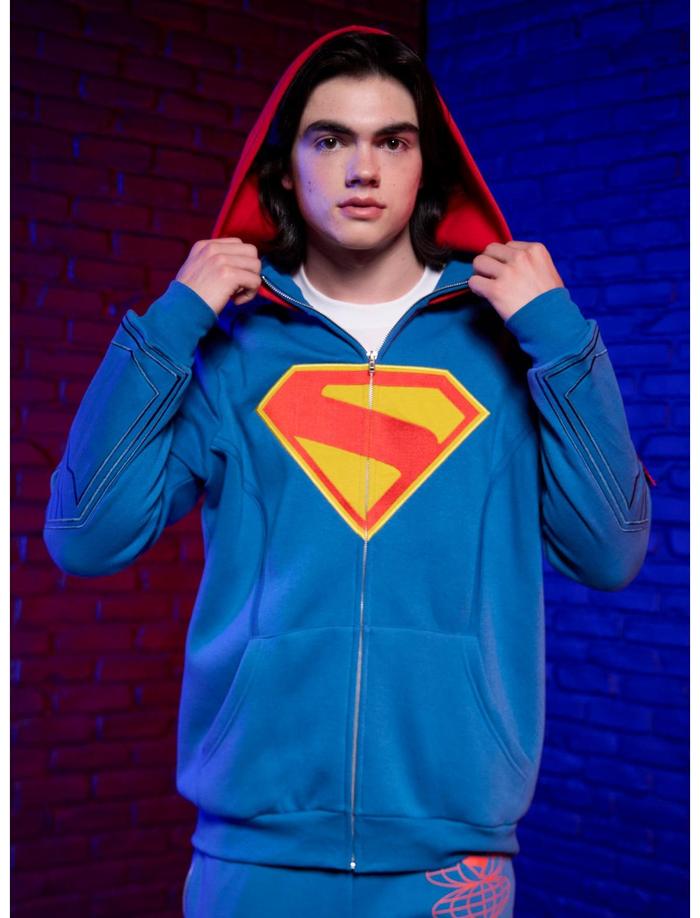 [Official Superman] Logo Hoodie | DC Comics - Merchandise Original Resmi