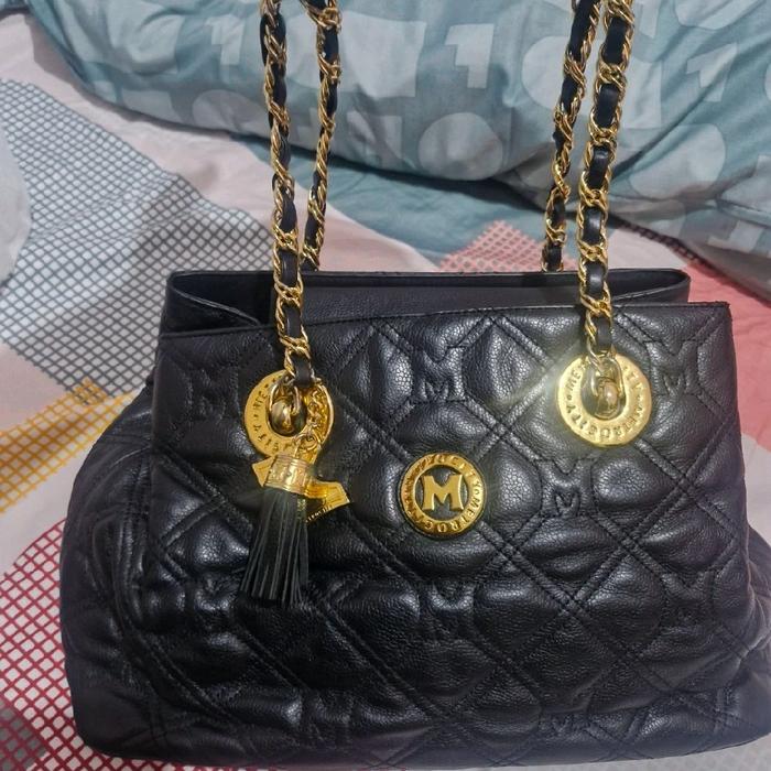 preloved tas tote metrocity original kulit asli gemoy, kondisi sesuai foto