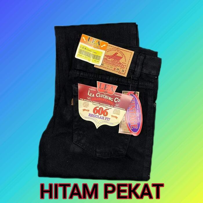 Celana Jeans Lea Indo Original Denim - Model Skinny - Pria, Cowok, Fit, Distro, Dewasa, Pendek, Panj