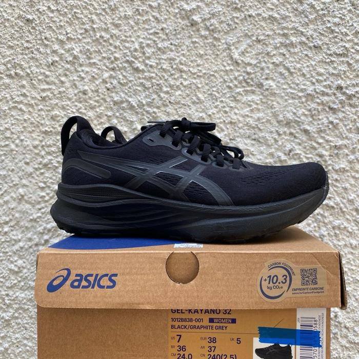 Sepatu Asics Gel-Kayano 32 warna hitam original untuk women