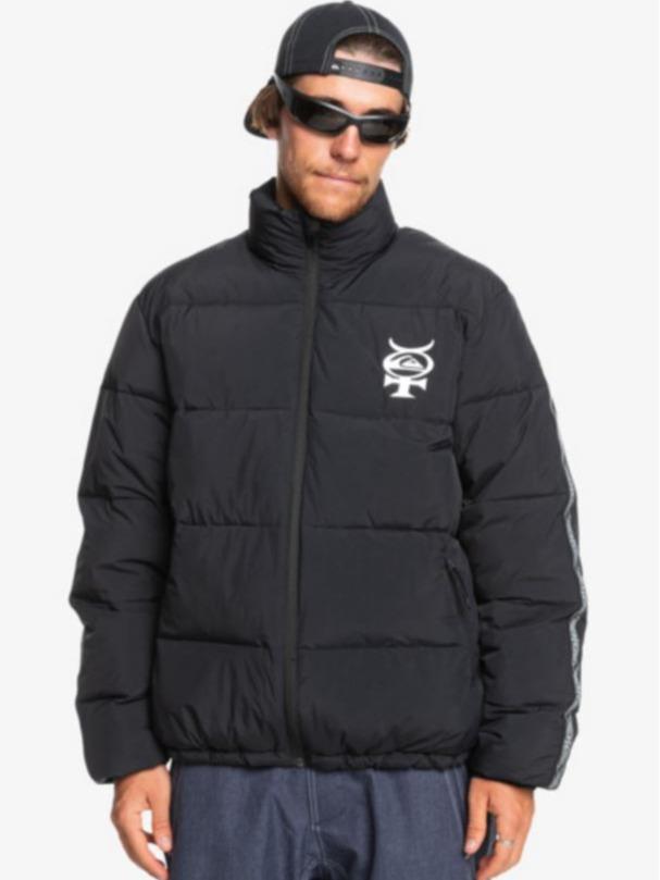 Jaket Pria Quiksilver Puff The Dragon Snow Jacket Black Original