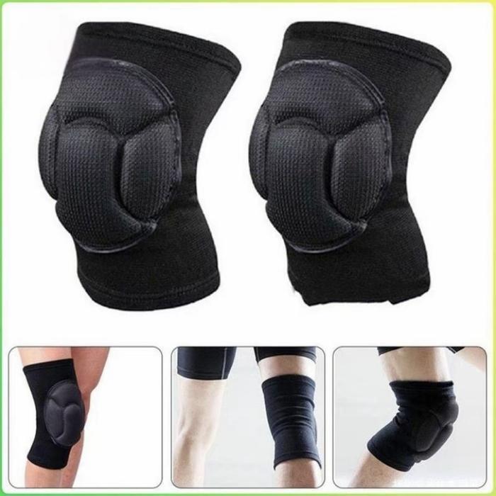 Knee Pad Kneeped Decker Busa Pelindung Deker utut Sepasang 2 pcs Kiper Futsal Volly Bola Bdminton Pe