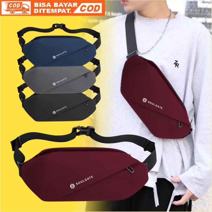 PROMO!!! WAISTBAG ANTI AIR SOULGATE ( KUALITAS ORIGINAL )