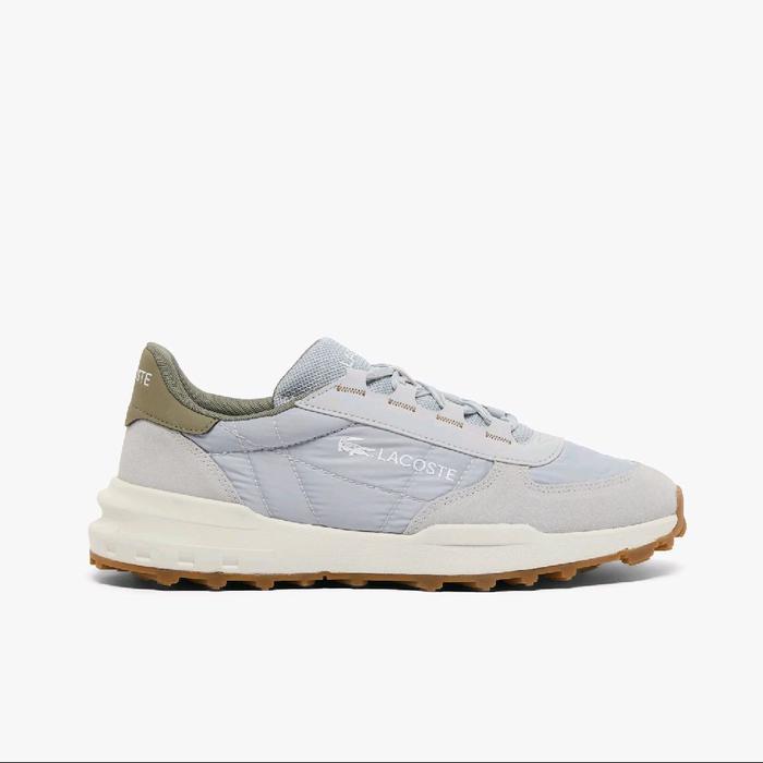 LACOSTE Men's Sneakers Shoes Elite Active Evo Sepatu Sneakers Pria Original - Grey • APG