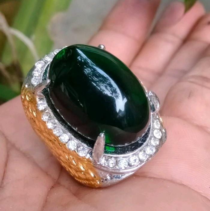 batu cincin akik Kinyang daun