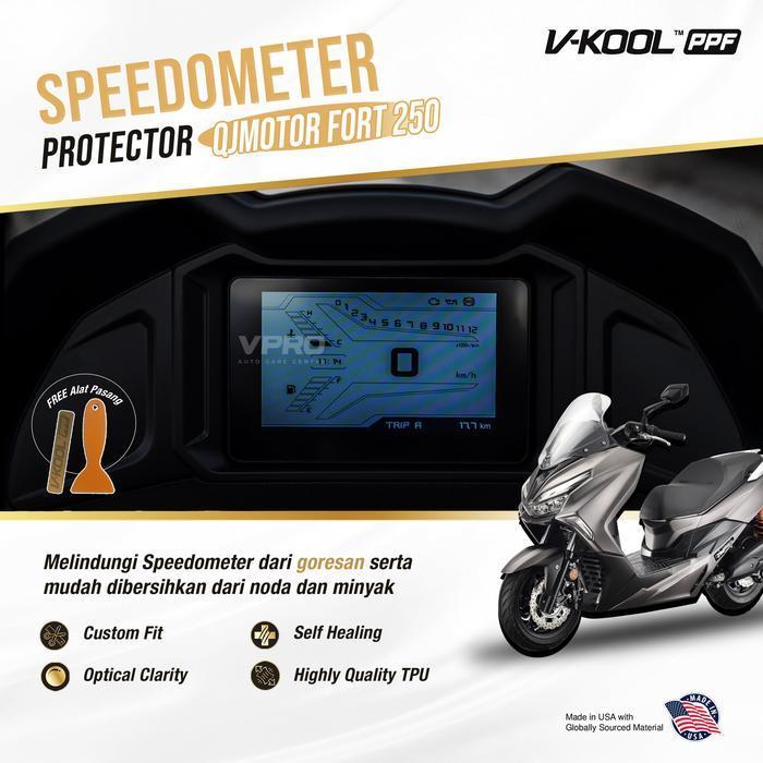 VKOOL PPF Speedometer Motor QJ MOTOR FORT 250 / Anti gores Motor [NTS]