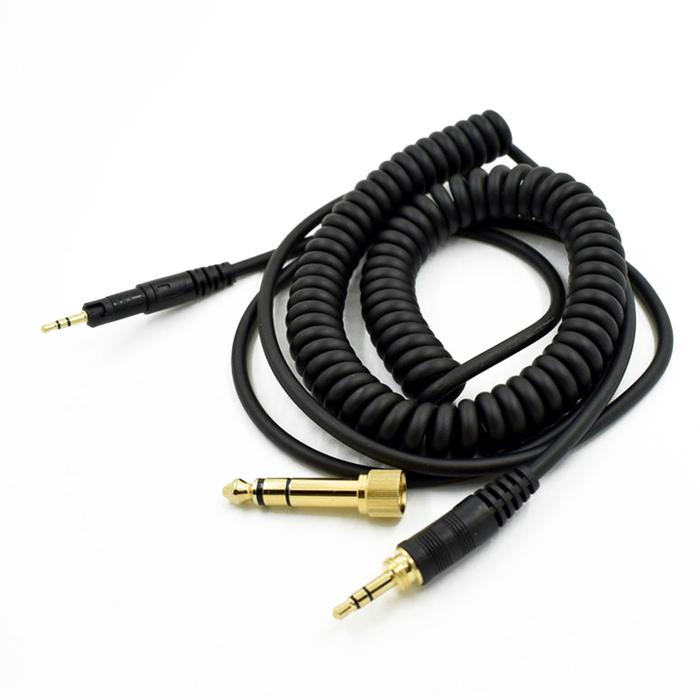 Headphone Spring Cable Earphone Cable For ATH-M40x ATH-M50x For