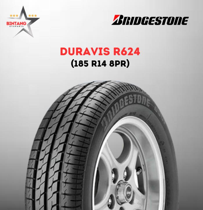 Ban Bridgestone Duravis R624, 185 R14 8PR. Tahun Produksi 2025. Untuk Mobil Mitsubishi L300, Isuzu T