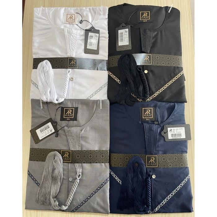 Termurah Gamis/Jubah Alraz Model Oman/Jubah Ikaf/Jubah Oman