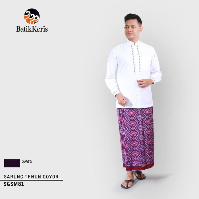 BERMUTU Batik Keris Sarung Dewasa Tenun Goyor + Box