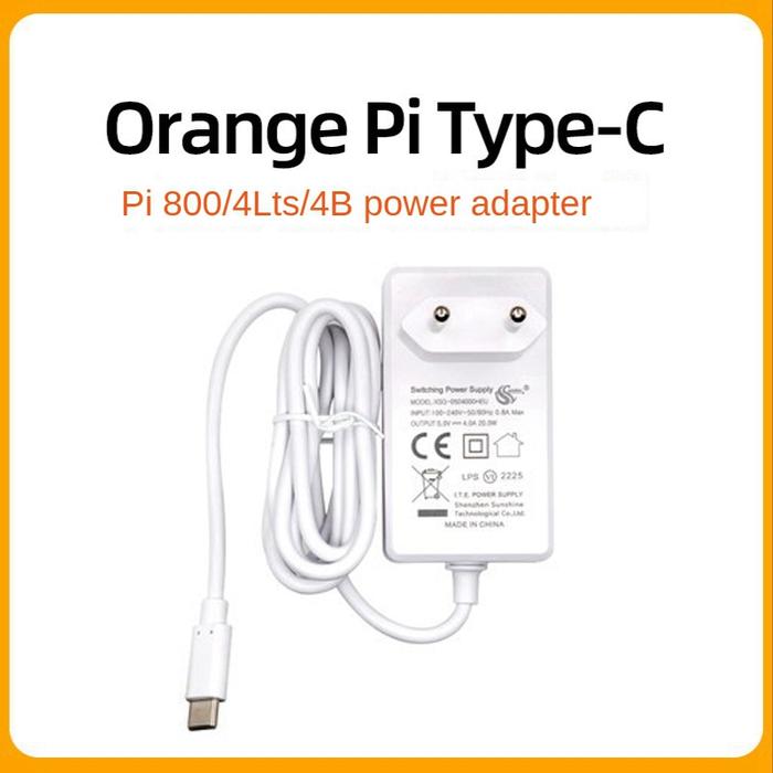 5V 4A Micro-USB Power Supply Adapter For Orange Pi 800/Pi 4 LTS/Pi 4B