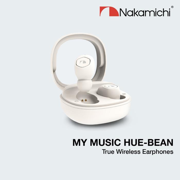 Nakamichi My Music Hue Bean True Wireless Bluetooth Earphones - Black, Sky Blue, Beige