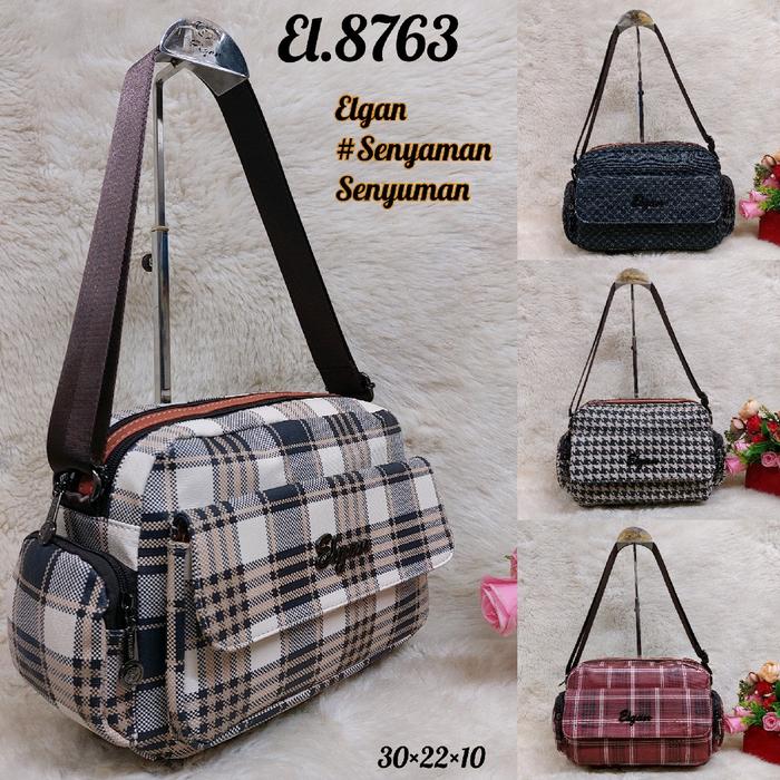 ELGAN SHOULDER BAG TAS BAHU WANITA#8763 Kulit PU