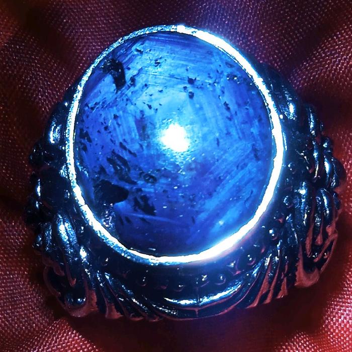 batu star blue saphire safir ster jumbo