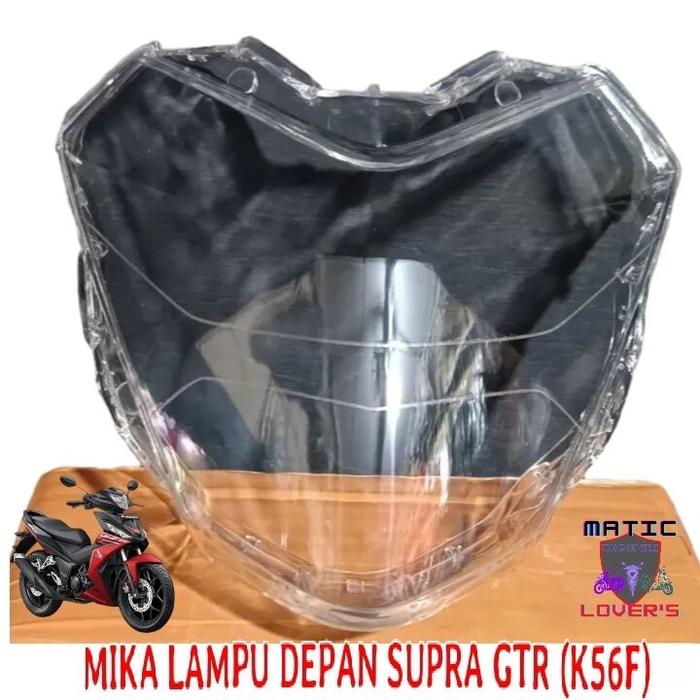 Mika kaca reflektor lampu depan supra gtr 150 k56f bening