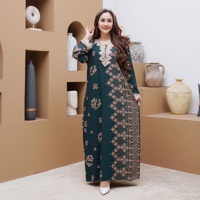 Istimewa GROSIR DASTER ARAB BUSUI BROKAT RENDA AKAR | RAYON SUPER GRADE A | RENDA MILO Dress Bumil W