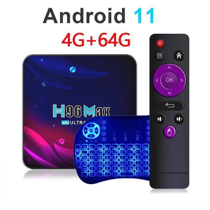 TV Box Android 11 4G 32GB 64GB 4K Android TV Box Smart TV Box 2.4G