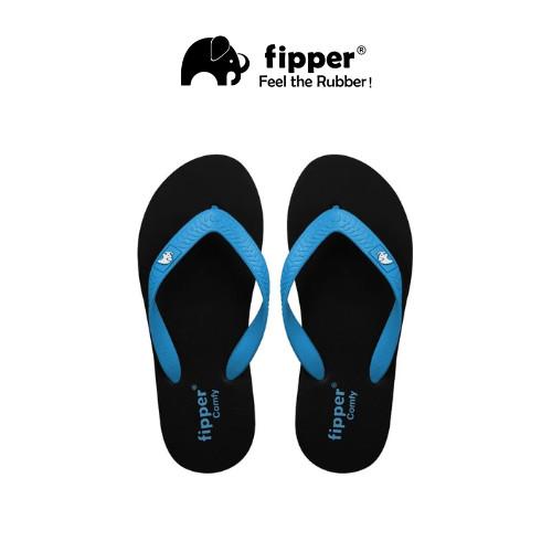 Fipper - Comfy Black / Blue Sky