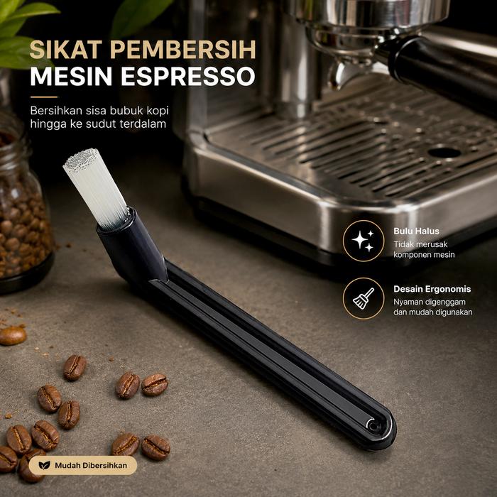 Restu Mall - Sikat Mesin Espresso | Coffee Machine Cleaning Brush | Alat Perawatan Kopi