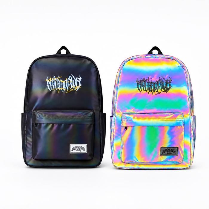 Tas Ransel Notbadclub Bagpack laptop fungsional Reflective embordir insane glich
