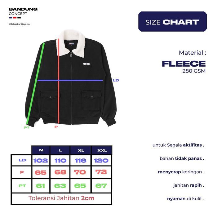 Jaket Pria Wanita Jaket Kerah Jaket Sherpa Jaket Rugby Fleece Premium