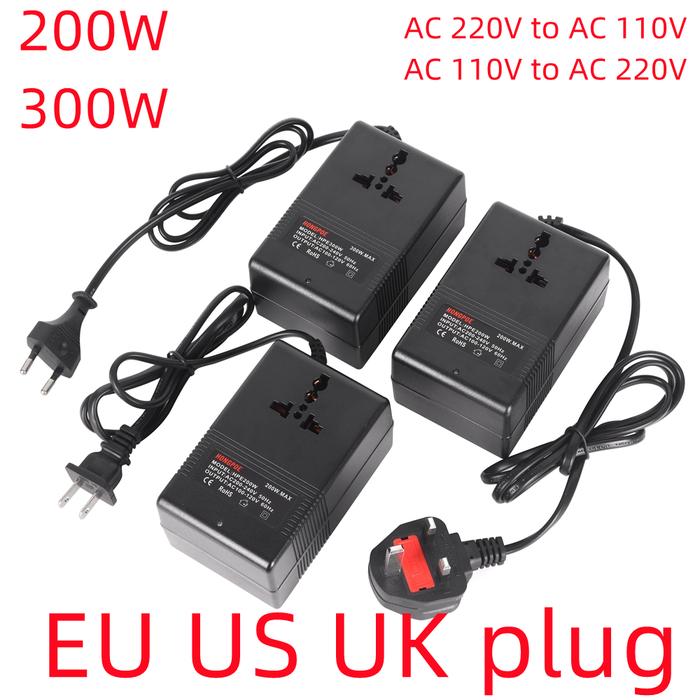 200W 300W Voltage Converter 220V To 110V Transformer Step Down