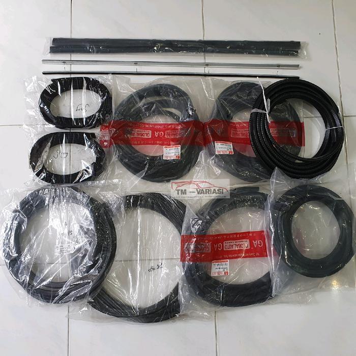 Paket Lengkap Karet Pintu Karet Kaca Suzuki Jimny Super Jimny Katana R1