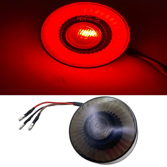 For Yamaha Kawasaki Harley Ducati 12V Universal Motorcycle LED Tail Brake Warning Light ATV UTV Dirt