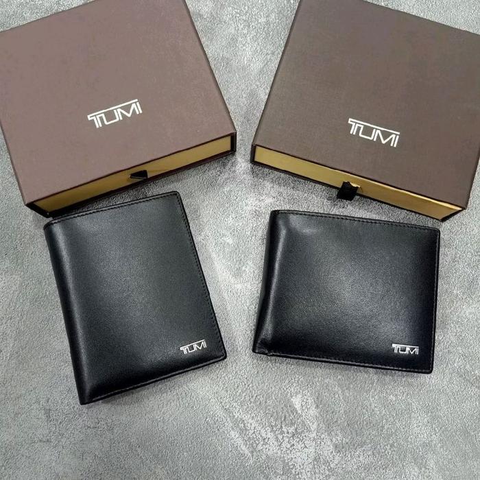 TUMI Dompet Pria Kulit Asli TM Dua Model
